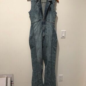 We The Free Denim Jumpsuit